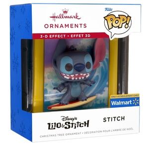 Hallmark Disney Stitch Ornament with Blue and Red Accents